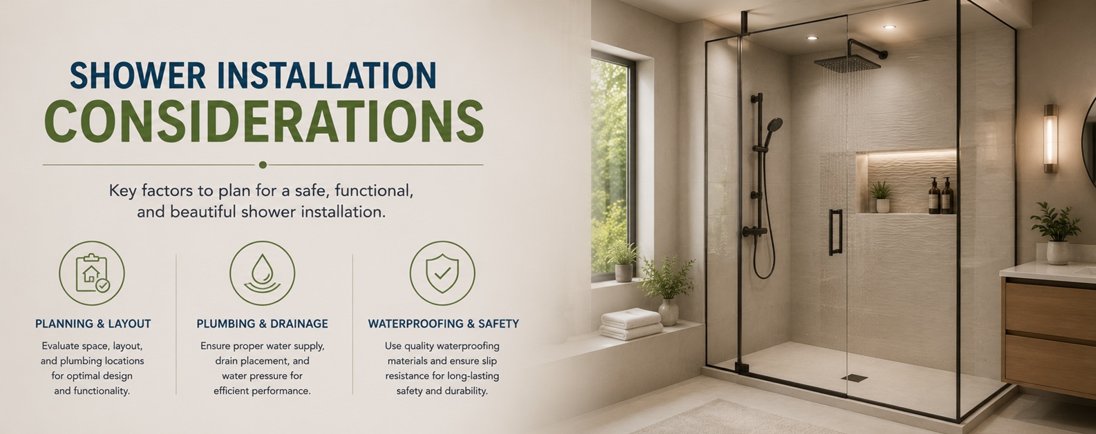 Shower Installation Considerations